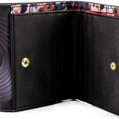 LOUNGEFLY The Beatles Let It Be Vinyl Record Faux Leather Wallet New