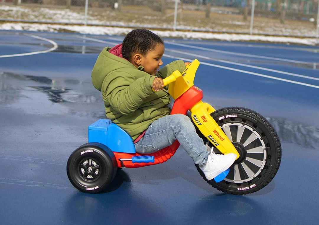 ShopHippo The Original Big Wheel 16 Inch Tricycle - Big Wheel For Kids 3-8 Boys Girls Outdoor Kids Toys Drift Trike With Spin Out Hand Brake - Rally Racer 8 ShopHippo The Original Big Wheel 16 Inch Tricycle - Big Wheel For Kids 3-8 Boys Girls Outdoor Kids Toys Drift Trike With Spin Out Hand Brake - Rally Racer