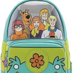 LOUNGEFLY Scooby Doo Mystery Machine Womens Double Strap Shoulder Bag Purse