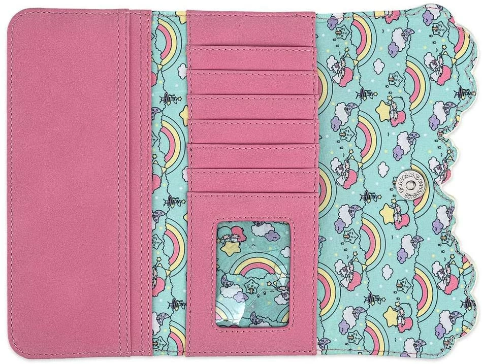 ShopHippo LOUNGEFLY Sanrio Little Twin Stars Rainbow Cloud Tri-Fold Wallet New 6 ShopHippo LOUNGEFLY Sanrio Little Twin Stars Rainbow Cloud Tri-Fold Wallet New