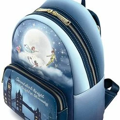 New LOUNGEFLY Peter Pan Second Star Glow Mini Backpack 9 New LOUNGEFLY Peter Pan Second Star Glow Mini Backpack