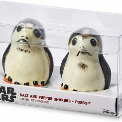 ShopHippo Se7en20 Star Wars Figural Porg Salt And Pepper Shakers - Ceramic Porg's - Add A Little Star Wars To Every Meal New