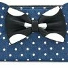 New LOUNGEFLY X Minnie Mouse Denim Polka Dot Zip-Around Wallet 2 New LOUNGEFLY X Minnie Mouse Denim Polka Dot Zip-Around Wallet