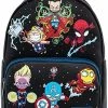 LOUNGEFLY Marvel Sy Chibi Group Double Strap Shoulder Bag 1 LOUNGEFLY Marvel Sy Chibi Group Double Strap Shoulder Bag