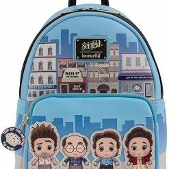 Loungefly New Funko LF CORE Seinfeld CAST Art Mini Faux Backpack
