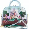 LOUNGEFLY Disney Princess Castle Sleeping Beauty Crossbody New