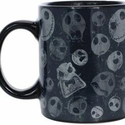 ShopHippo Seven20 The Nightmare Before Christmas All Hail King Jack - Appearing Heads Heat Reveal Ceramic Mug 11oz