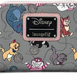 LOUNGEFLY Disney Cats Faux Leather Zip Around Wallet