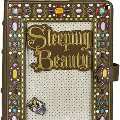 LOUNGEFLY Disney Sleeping Beauty Collector Pin Women's Double Strap Shoulder Bag Purse