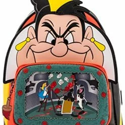 New LOUNGEFLY Disney Villains Queen Of Hearts Mini Backpack