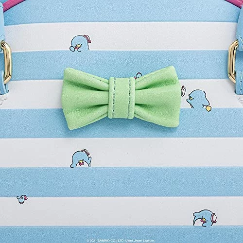 New LOUNGEFLY Sanrio Tuxedo Sam Striped Crossbody Bag 7 New LOUNGEFLY Sanrio Tuxedo Sam Striped Crossbody Bag