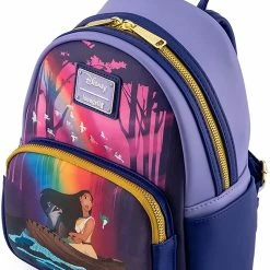 LOUNGEFLY Disney Pocohontas Just Around The River Bend Womens Double Strap Shoulder Bag Purse 14 LOUNGEFLY Disney Pocohontas Just Around The River Bend Womens Double Strap Shoulder Bag Purse