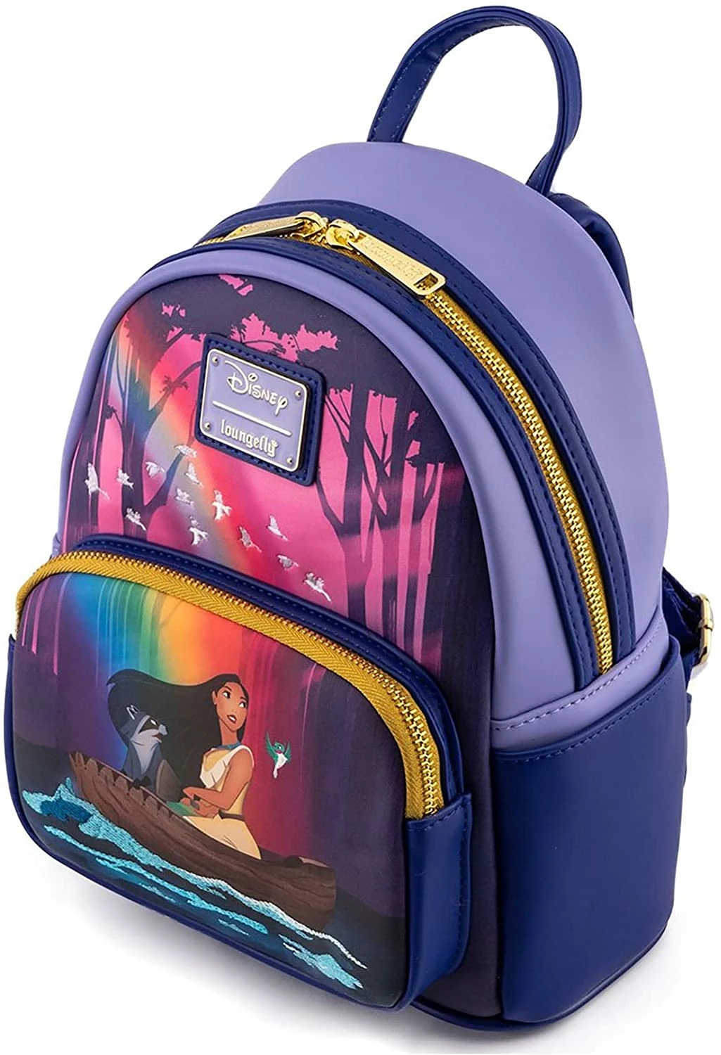 LOUNGEFLY Disney Pocohontas Just Around The River Bend Womens Double Strap Shoulder Bag Purse 8 LOUNGEFLY Disney Pocohontas Just Around The River Bend Womens Double Strap Shoulder Bag Purse