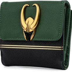 LOUNGEFLY Marvel Loki Hardware Wallet With Zip Coin Pouch 9 LOUNGEFLY Marvel Loki Hardware Wallet With Zip Coin Pouch