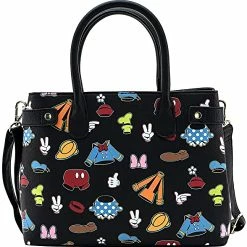 LOUNGEFLY X Disney Sensational 6 Outfits AOP Crossbody Bag New 8 LOUNGEFLY X Disney Sensational 6 Outfits AOP Crossbody Bag New
