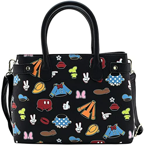 LOUNGEFLY X Disney Sensational 6 Outfits AOP Crossbody Bag New 4 LOUNGEFLY X Disney Sensational 6 Outfits AOP Crossbody Bag New
