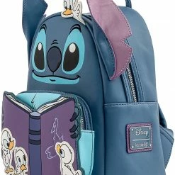 LOUNGEFLY Disney Lilo And Stitch Story Time Duckies Womens Double Strap Shoulder Bag Purse New 11 LOUNGEFLY Disney Lilo And Stitch Story Time Duckies Womens Double Strap Shoulder Bag Purse New