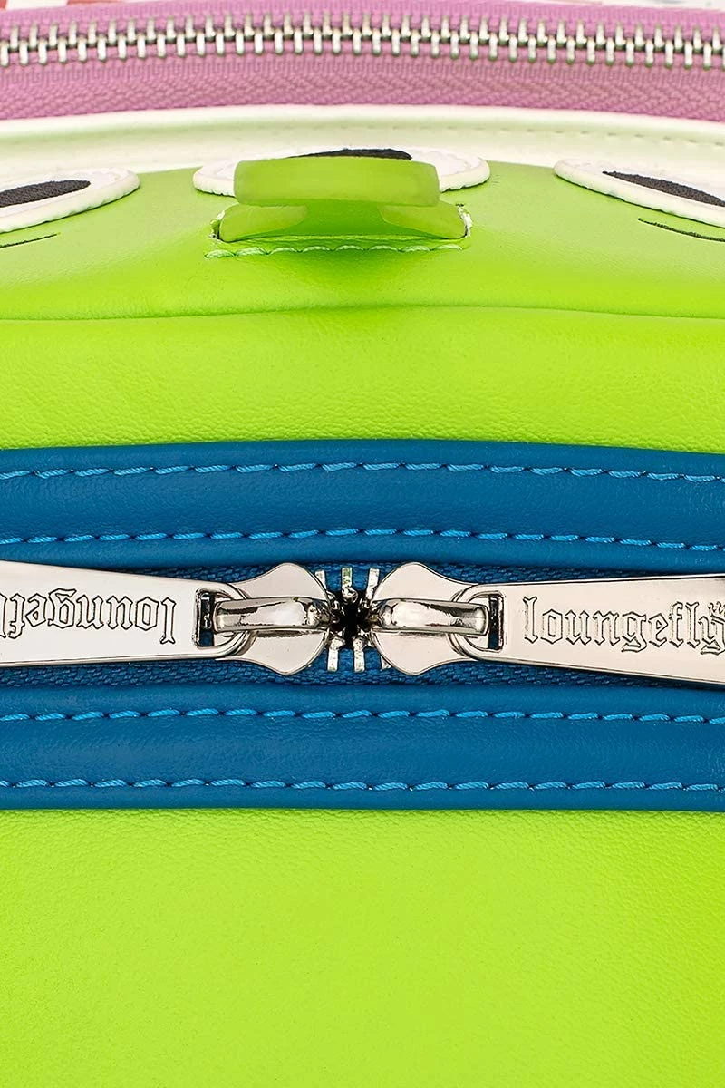 LOUNGEFLY Disney Toy Story Alien Pizza Planet Box Faux Leather Mini Backpack New 8 LOUNGEFLY Disney Toy Story Alien Pizza Planet Box Faux Leather Mini Backpack New