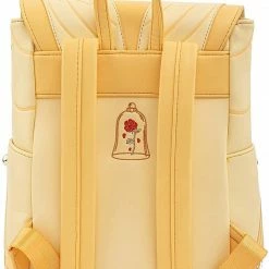New LOUNGEFLY Disney Beauty And The Beast Belle Cosplay Womens Double Strap Shoulder Bag Purse