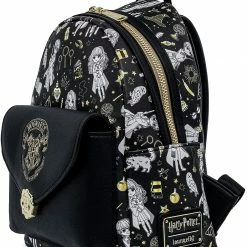 ShopHippo LOUNGEFLY Harry Potter Magical Elements All Over Print Womens Double Strap Shoulder Bag Purse New