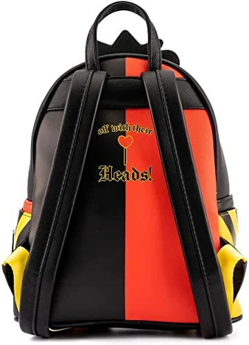 New LOUNGEFLY Disney Villains Queen Of Hearts Mini Backpack 4 New LOUNGEFLY Disney Villains Queen Of Hearts Mini Backpack