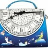 LOUNGEFLY DISNEY PETER PAN GLOW CLOCK CROSS BODY BAG 1 LOUNGEFLY DISNEY PETER PAN GLOW CLOCK CROSS BODY BAG