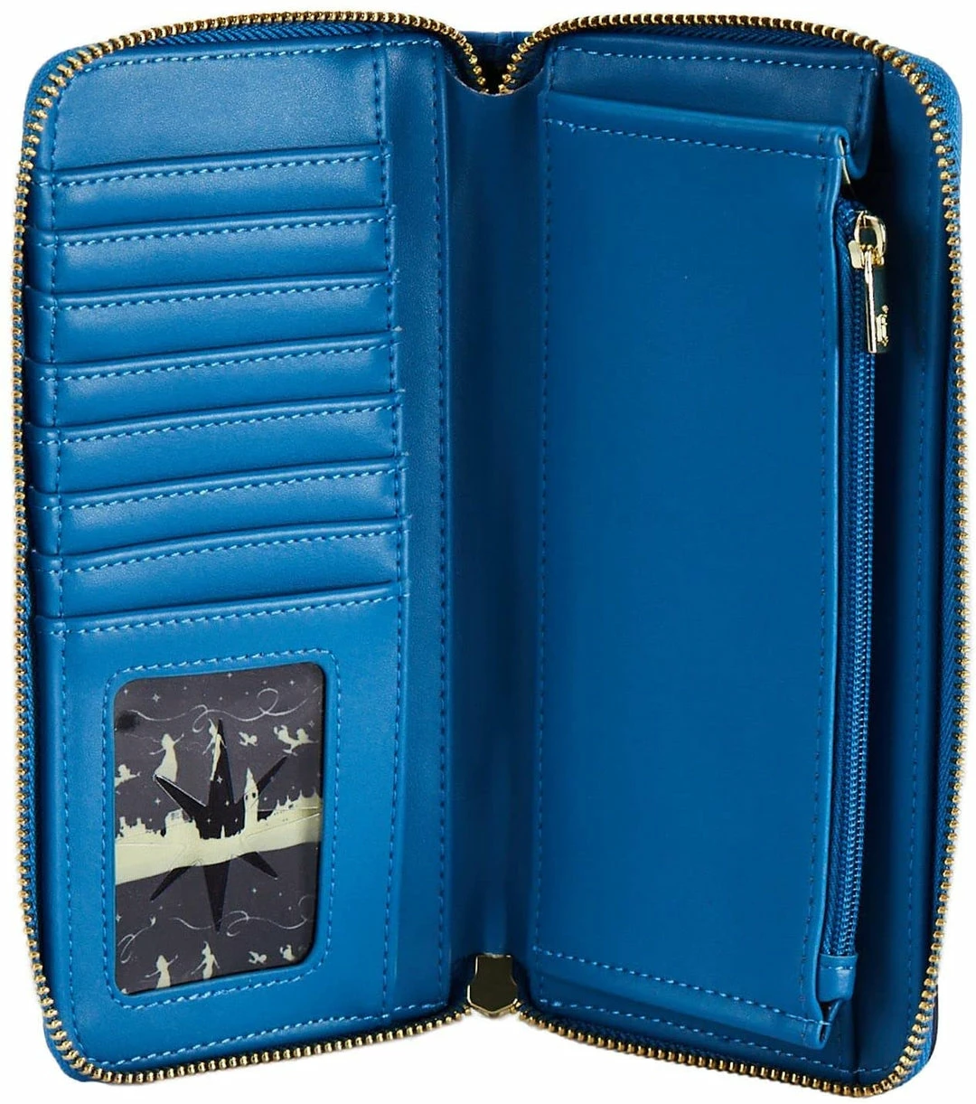 LOUNGEFLY Disney Peter Pan Glow Clock Zip Around Wallet 6 LOUNGEFLY Disney Peter Pan Glow Clock Zip Around Wallet