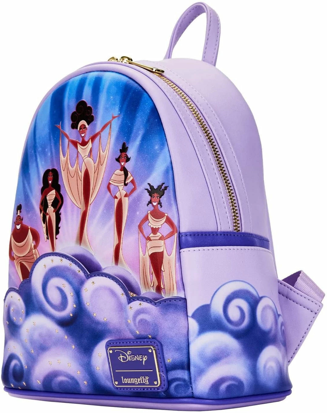 New LOUNGEFLY Disney Hercules Muses Clouds Womens Double Strap Shoulder Bag Purse 8 New LOUNGEFLY Disney Hercules Muses Clouds Womens Double Strap Shoulder Bag Purse