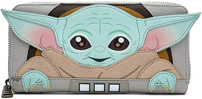 LOUNGEFLY Star Wars Baby Yoda The Mandalorian Wallet New 3 LOUNGEFLY Star Wars Baby Yoda The Mandalorian Wallet New