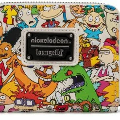 LOUNGEFLY Nickelodeon Nick Rewind Gang Zip Around Wallet