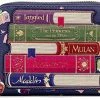 LOUNGEFLY Disney Princess Books Zip Around Wallet 1 LOUNGEFLY Disney Princess Books Zip Around Wallet