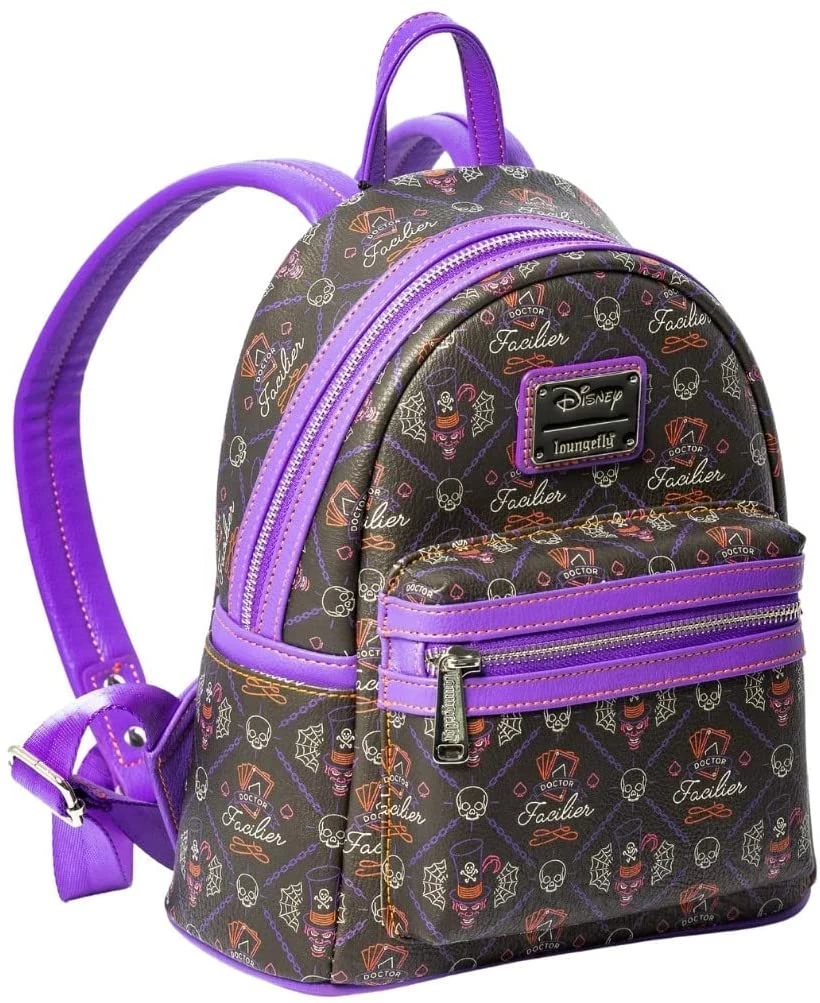LOUNGEFLY Disney Villains Dr Facilier AOP Mini Backpack 3 LOUNGEFLY Disney Villains Dr Facilier AOP Mini Backpack