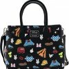 LOUNGEFLY X Disney Sensational 6 Outfits AOP Crossbody Bag New 2 LOUNGEFLY X Disney Sensational 6 Outfits AOP Crossbody Bag New