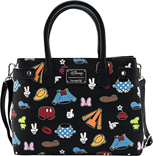 LOUNGEFLY X Disney Sensational 6 Outfits AOP Crossbody Bag New 3 LOUNGEFLY X Disney Sensational 6 Outfits AOP Crossbody Bag New