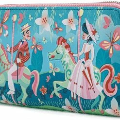 LOUNGEFLY Disney Mary Poppins Jolly Holiday Wallet New