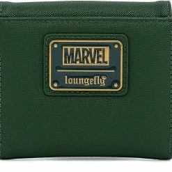 LOUNGEFLY Marvel Loki Hardware Wallet With Zip Coin Pouch