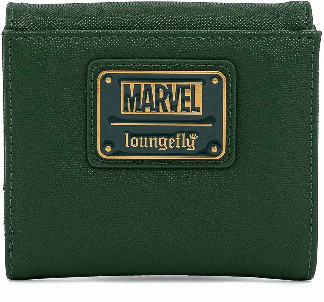 LOUNGEFLY Marvel Loki Hardware Wallet With Zip Coin Pouch 4 LOUNGEFLY Marvel Loki Hardware Wallet With Zip Coin Pouch
