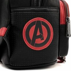 LOUNGEFLY Marvel Black Widow Mini Backpack Standard 12 LOUNGEFLY Marvel Black Widow Mini Backpack Standard
