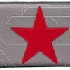 New LOUNGEFLY Marvel Winter Soldier Cosplay Zip-Around Wallet