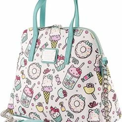 LOUNGEFLY Sanrio Hello Kitty Sweet Treats Crossbody Purse 10 LOUNGEFLY Sanrio Hello Kitty Sweet Treats Crossbody Purse