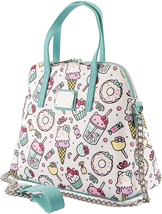 LOUNGEFLY Sanrio Hello Kitty Sweet Treats Crossbody Purse 6 LOUNGEFLY Sanrio Hello Kitty Sweet Treats Crossbody Purse