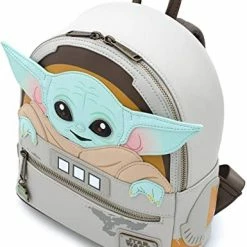 ShopHippo Loungefly Star Wars Baby Yoda The Mandalorian Double Strap Shoulder Bag Purse New