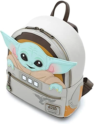 ShopHippo Loungefly Star Wars Baby Yoda The Mandalorian Double Strap Shoulder Bag Purse New 4 ShopHippo Loungefly Star Wars Baby Yoda The Mandalorian Double Strap Shoulder Bag Purse New