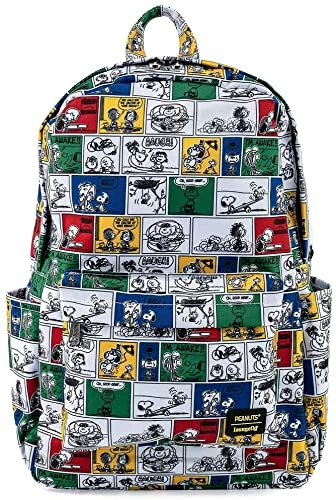 ShopHippo LOUNGEFLY Peanuts Comic Strip AOP Nylon Women's Double Strap Shoulder Bag 3 ShopHippo LOUNGEFLY Peanuts Comic Strip AOP Nylon Women's Double Strap Shoulder Bag