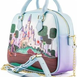 LOUNGEFLY Disney Princess Castle Sleeping Beauty Crossbody New 10 LOUNGEFLY Disney Princess Castle Sleeping Beauty Crossbody New