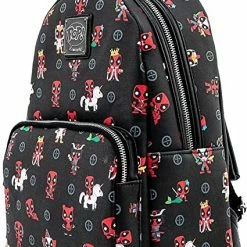 ShopHippo LOUNGEFLY POP Marvel Deadpool 30th Anniversary All Over Print Womens Double Strap Shoulder Bag Purse New 8 ShopHippo LOUNGEFLY POP Marvel Deadpool 30th Anniversary All Over Print Womens Double Strap Shoulder Bag Purse New