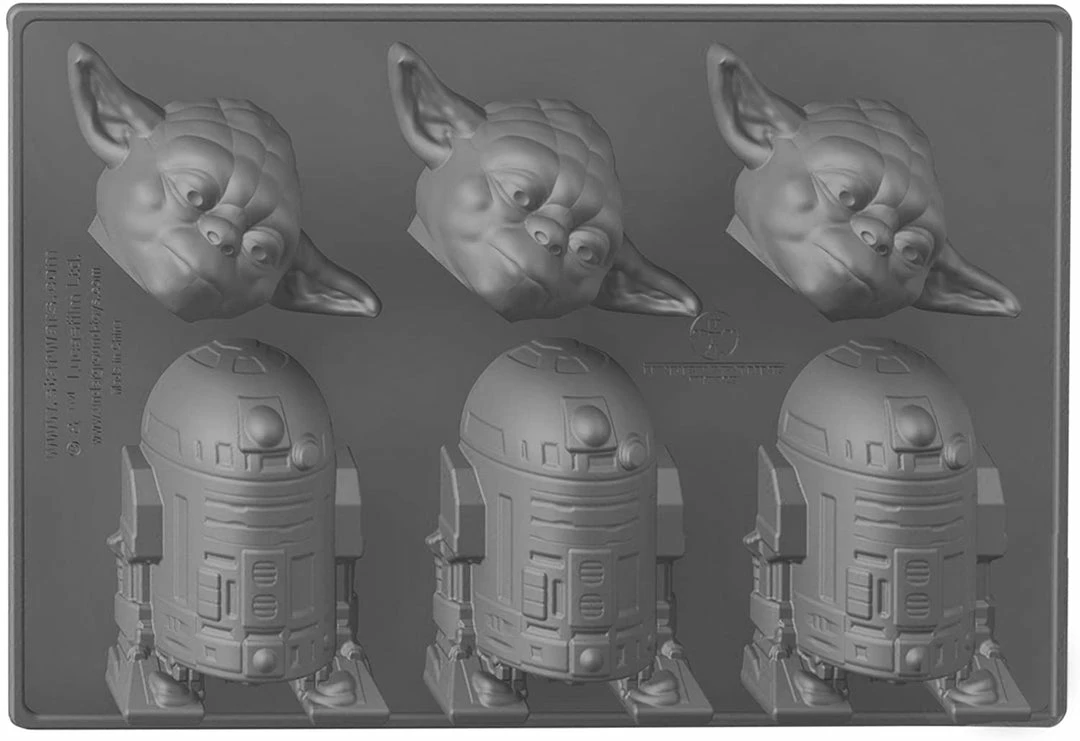 ShopHippo Underground Toys Yoda & R2 Star Wars Home Kitchen Ice Cube Tray New 3 ShopHippo Underground Toys Yoda & R2 Star Wars Home Kitchen Ice Cube Tray New