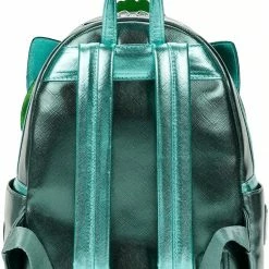 LOUNGEFLY Pokemon Metallic Bulbasaur Womens Double Strap Shoulder Bag Purse 10 LOUNGEFLY Pokemon Metallic Bulbasaur Womens Double Strap Shoulder Bag Purse