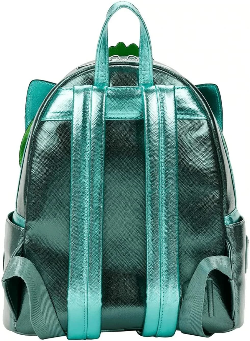 LOUNGEFLY Pokemon Metallic Bulbasaur Womens Double Strap Shoulder Bag Purse 5 LOUNGEFLY Pokemon Metallic Bulbasaur Womens Double Strap Shoulder Bag Purse