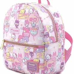 ShopHippo New Loungefly Sanrio Hello Kitty Kawaii Convertible Double Strap Shoulder Bag Handbag Purse
